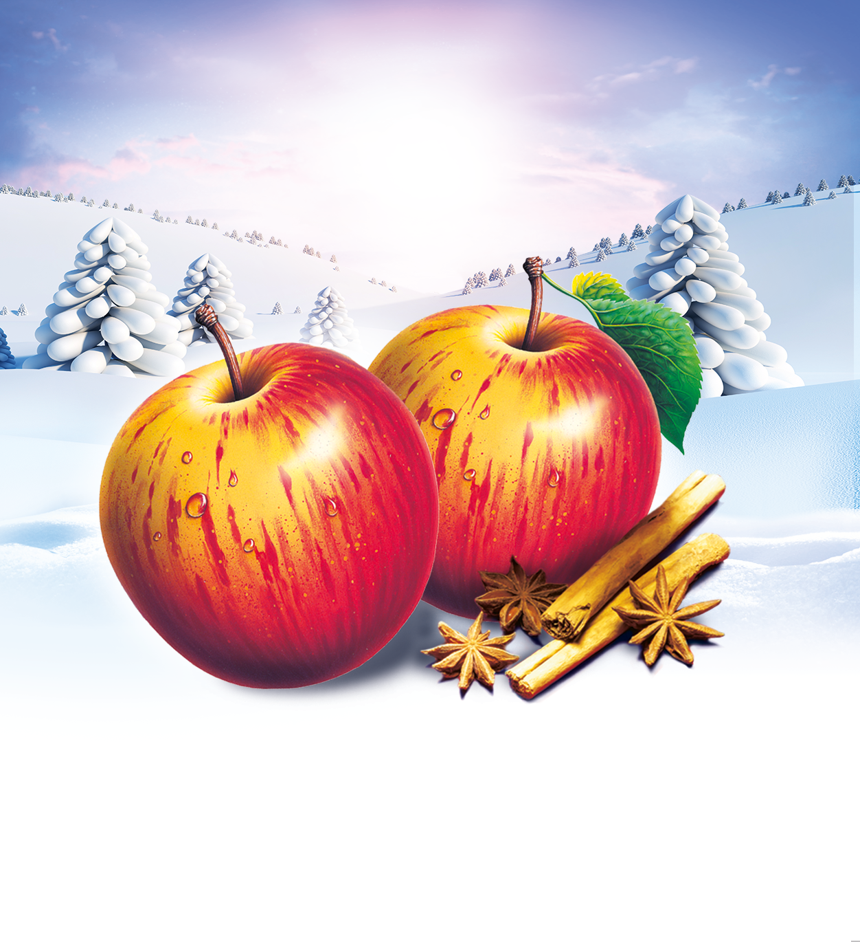 Heißer Winterapfel