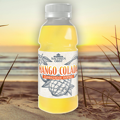 Prod Abb Mango Colada Produktabbildung Mango Colada 0,33l PET Flasche Einwegpfand