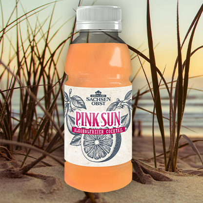 Prod Abb Pink Sun Produktabbildung Pink Sun 0,33l PET Flasche Einwegpfand